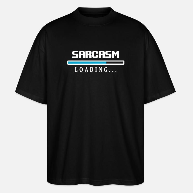 Sarcasme Loading Beam Dire - T-shirt bio Blaster 2.0 coupe oversize Stanley/Stella Unisexe - noir