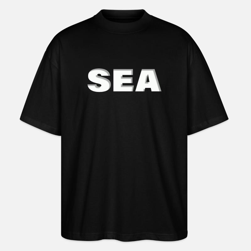 SEA - Stanley/Stella Oversized Unisex Bio T-Shirt Blaster 2.0 - Schwarz