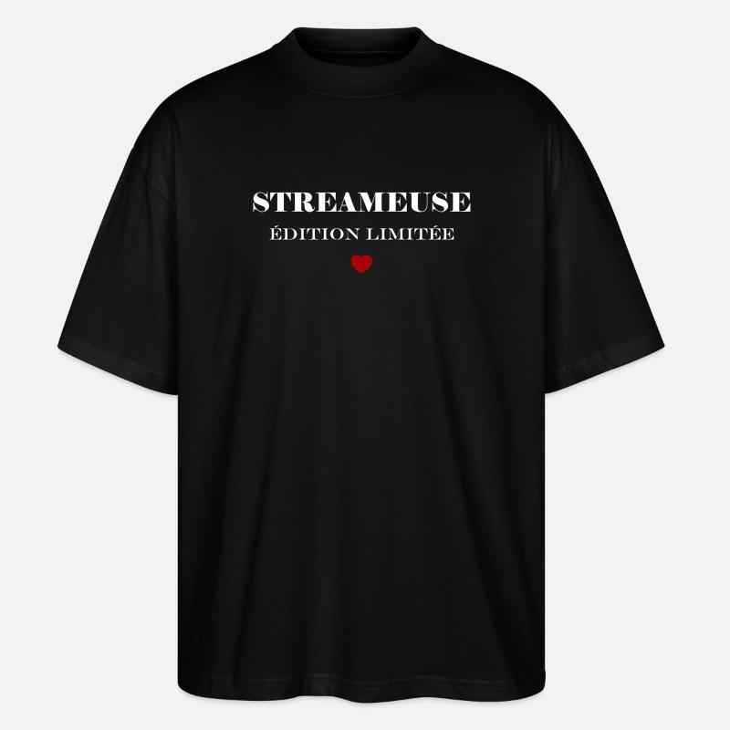 Wimpel - Stanley/Stella Oversized Unisex Bio T-Shirt Blaster 2.0 - Schwarz