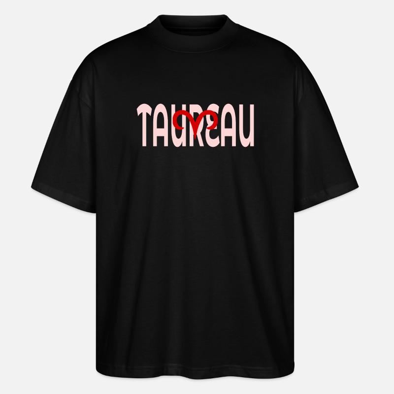 Taureau Mars Avril - T-shirt bio Blaster 2.0 coupe oversize Stanley/Stella Unisexe - noir