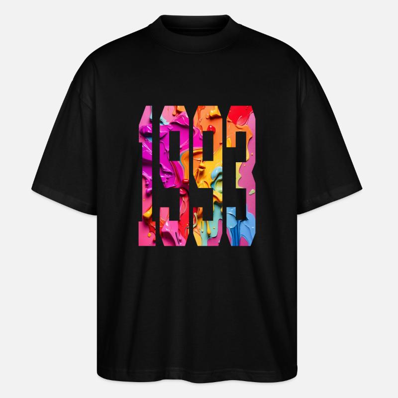 BUNT 33E ANNIVERSAIRE 1993 - T-shirt bio Blaster 2.0 coupe oversize Stanley/Stella Unisexe - noir
