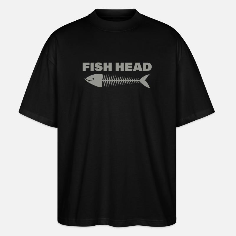 FISH HEAD - Stanley/Stella Oversized Unisex Bio T-Shirt Blaster 2.0 - Schwarz