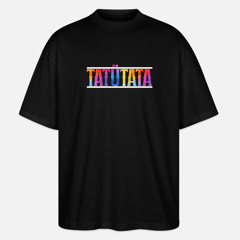 Tatuetata_bunt_ - Stanley/Stella Oversized Unisex Bio T-Shirt Blaster 2.0 - Schwarz