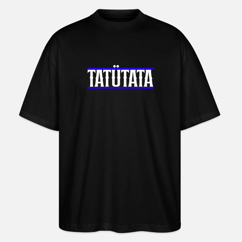 Tatuetata_- - Stanley/Stella Oversized Unisex Bio T-Shirt Blaster 2.0 - Schwarz