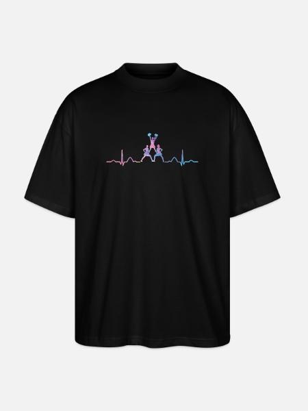Cheerleader Cheer Mom Cheerleading - Stanley/Stella Oversized Unisex Organic T-shirt Blaster 2.0 - black