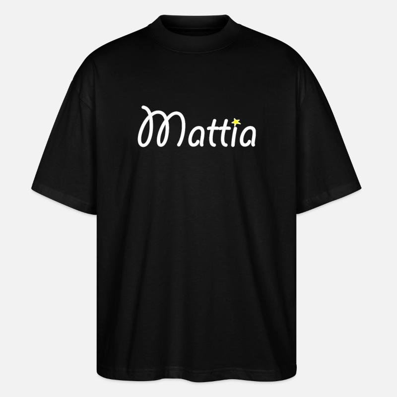 Mattia - Stanley/Stella Oversized Unisex Bio T-Shirt Blaster 2.0 - Schwarz
