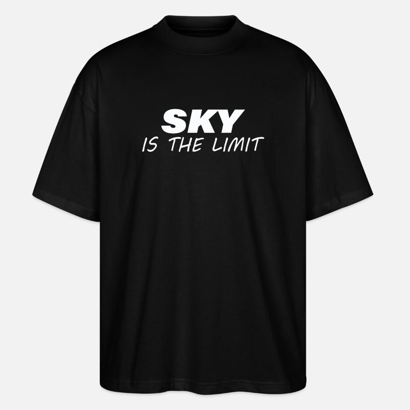Sky is the Limit - Stanley/Stella Oversized Unisex Organic T-shirt Blaster 2.0 - black