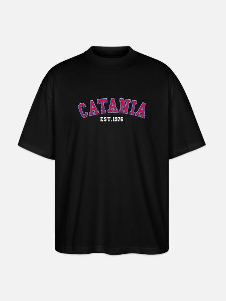 Catania Est. 1976 - Stanley/Stella Oversized Unisex Organic T-shirt Blaster 2.0 - black