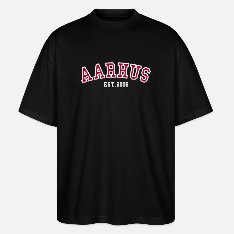 Aarhus Est. 2006 - Stanley/Stella Oversized Unisex Organic T-shirt Blaster 2.0 - black