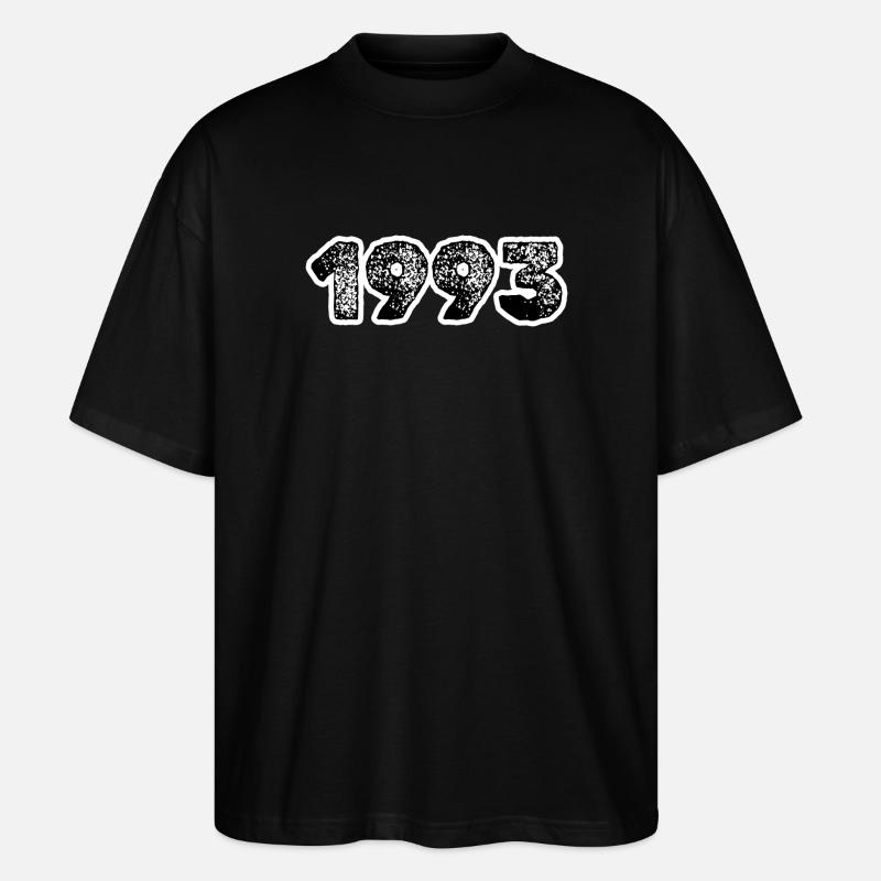 1993 - Stanley/Stella Oversized Unisex Bio T-Shirt Blaster 2.0 - Schwarz