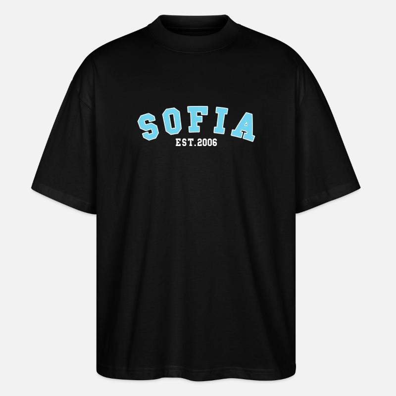 Sofia Est. 2006 - Stanley/Stella Oversized Unisex Organic T-shirt Blaster 2.0 - black