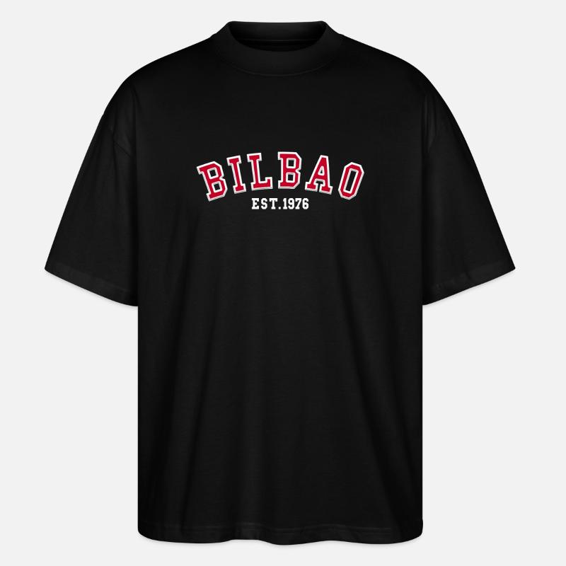 Bilbao gegründet 1976 - Stanley/Stella Oversized Unisex Bio T-Shirt Blaster 2.0 - Schwarz