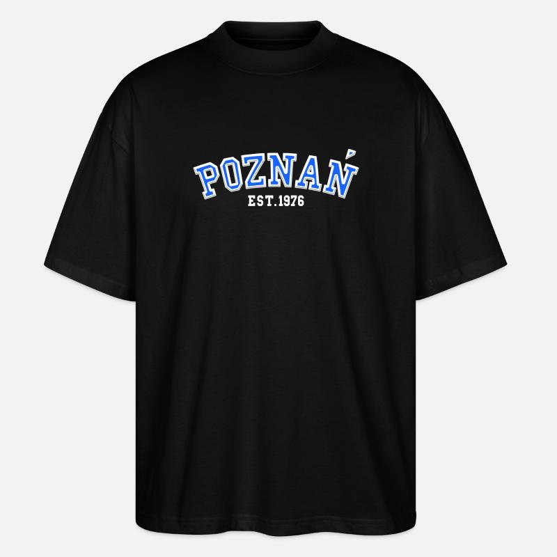 Posen gegründet 1976 - Stanley/Stella Oversized Unisex Bio T-Shirt Blaster 2.0 - Schwarz