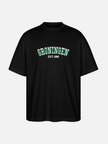 Groningen Est. 1986 - Stanley/Stella Oversized Unisex Organic T-shirt Blaster 2.0 - black