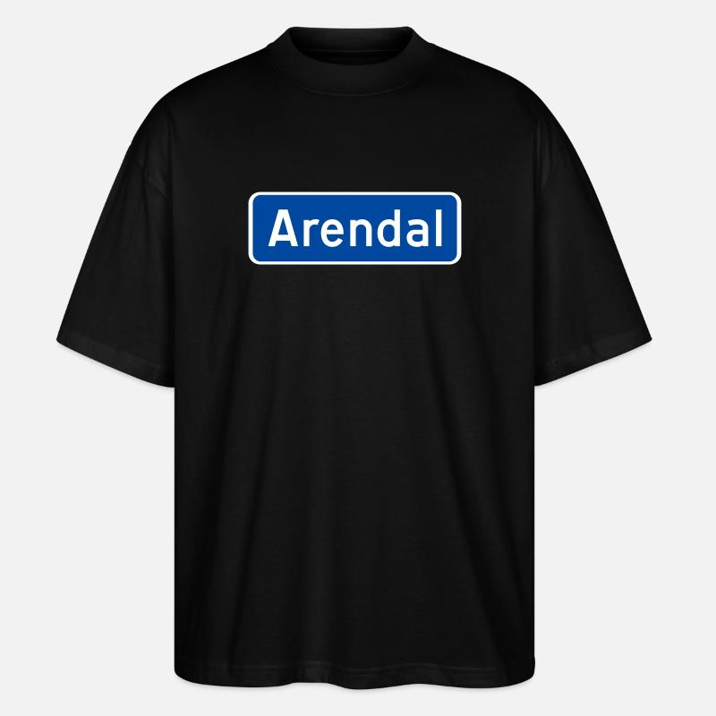 Arendal - Stanley/Stella Oversized Unisex Bio T-Shirt Blaster 2.0 - Schwarz