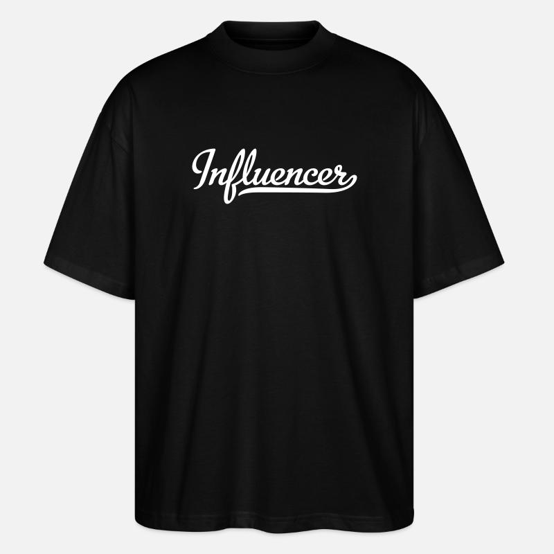 Influenceur - T-shirt bio Blaster 2.0 coupe oversize Stanley/Stella Unisexe - noir