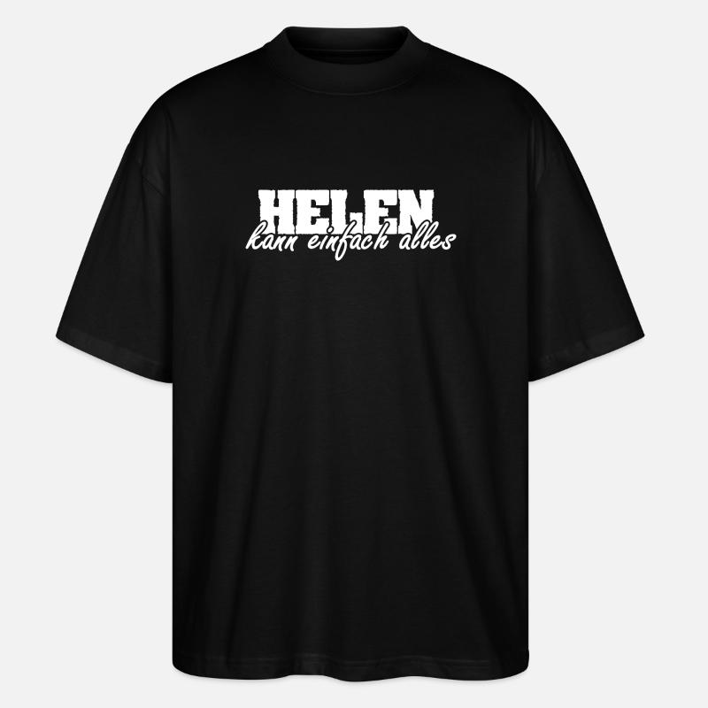 Mme Hélène - T-shirt bio Blaster 2.0 coupe oversize Stanley/Stella Unisexe - noir