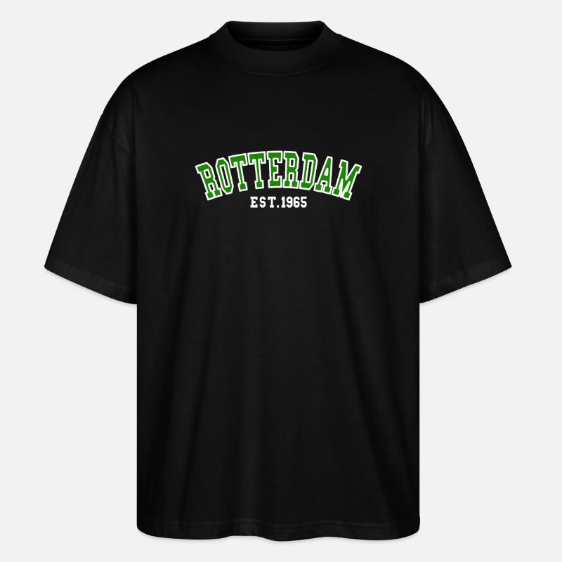 Rotterdam Est.1965 - Stanley/Stella Oversized Unisex Organic T-shirt Blaster 2.0 - black