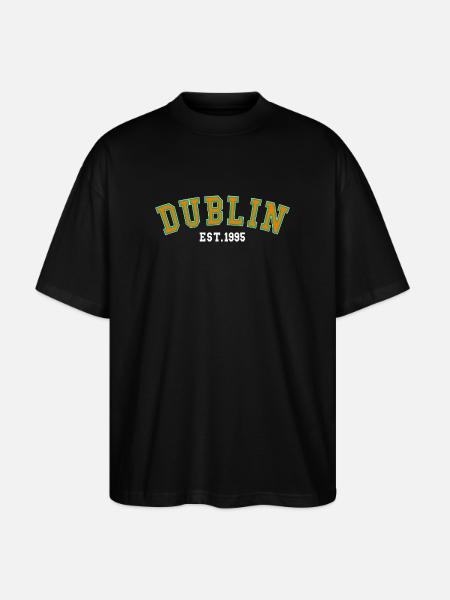Cité de Dublin 1995 - T-shirt bio Blaster 2.0 coupe oversize Stanley/Stella Unisexe - noir