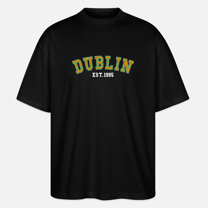 Dublin Est. 1995 - Stanley/Stella Oversized Unisex Organic T-shirt Blaster 2.0 - black