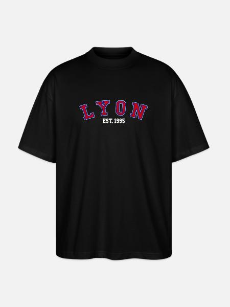 Lyon Est. 1995 - T-shirt bio Blaster 2.0 coupe oversize Stanley/Stella Unisexe - noir