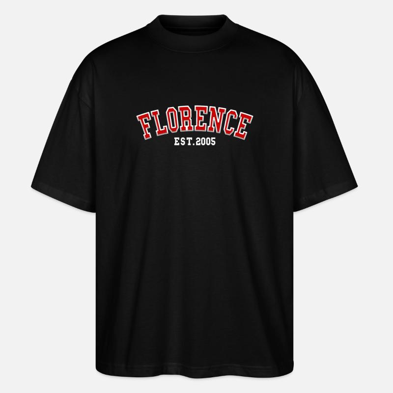 Florence Est. 2005 - T-shirt bio Blaster 2.0 coupe oversize Stanley/Stella Unisexe - noir