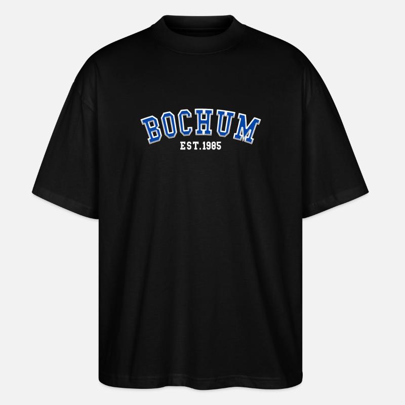 Bochum Est. 1985 - T-shirt bio Blaster 2.0 coupe oversize Stanley/Stella Unisexe - noir