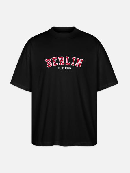 Berlin Est. 1976 - Stanley/Stella Oversized Unisex Organic T-shirt Blaster 2.0 - black