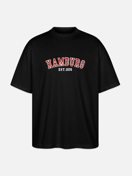 Hambourg Fondée en 1976 - T-shirt bio Blaster 2.0 coupe oversize Stanley/Stella Unisexe - noir