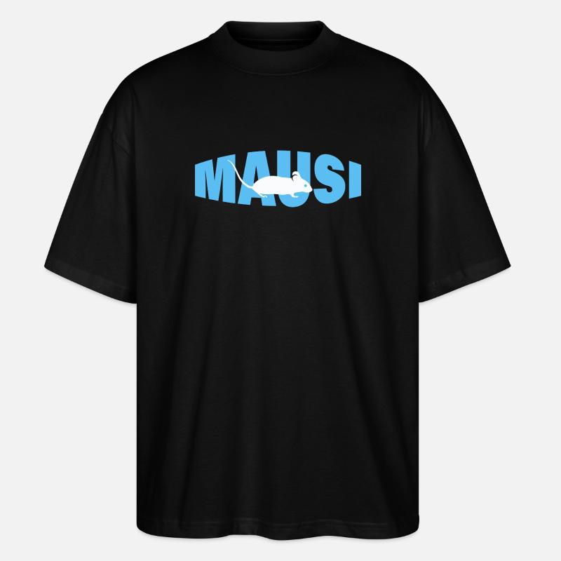 MAUSI - Stanley/Stella Oversized Unisex Bio T-Shirt Blaster 2.0 - Schwarz