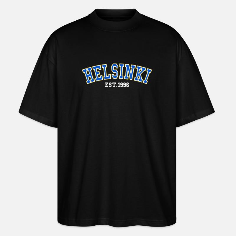 Helsinki Fondée en 1996 - T-shirt bio Blaster 2.0 coupe oversize Stanley/Stella Unisexe - noir