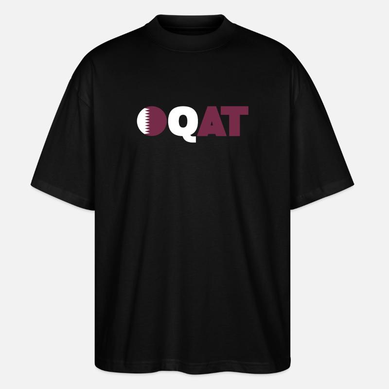 Qatar - T-shirt bio Blaster 2.0 coupe oversize Stanley/Stella Unisexe - noir