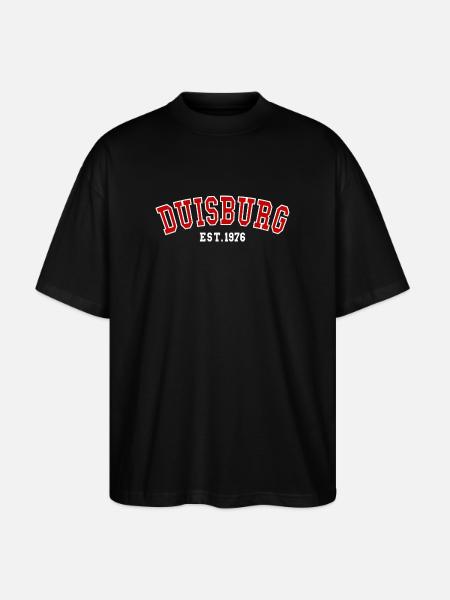 Düisbourg Fondée en 1976 - T-shirt bio Blaster 2.0 coupe oversize Stanley/Stella Unisexe - noir