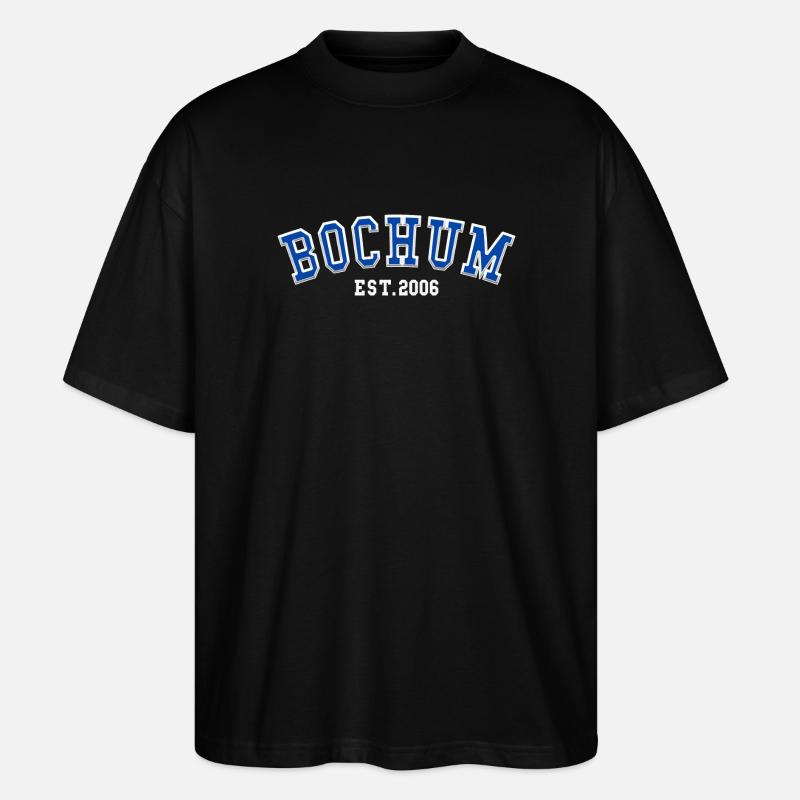 Bochum gegründet 2006 - Stanley/Stella Oversized Unisex Bio T-Shirt Blaster 2.0 - Schwarz
