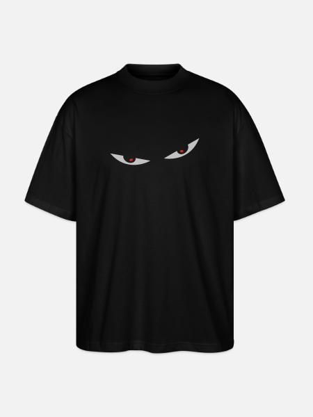 comic eyes smiley augen - Stanley/Stella Oversized Unisex Organic T-shirt Blaster 2.0 - black