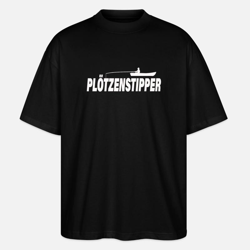PLÖTZENSTIPPER - T-shirt bio Blaster 2.0 coupe oversize Stanley/Stella Unisexe - noir