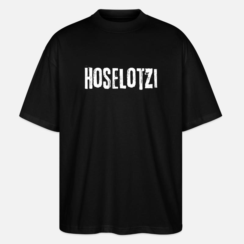 Hoselotzi - Stanley/Stella Oversized Unisex Bio T-Shirt Blaster 2.0 - Schwarz