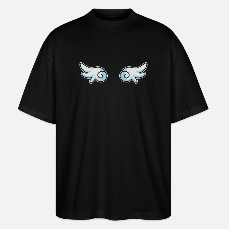 Ailes d'ange - T-shirt bio Blaster 2.0 coupe oversize Stanley/Stella Unisexe - noir
