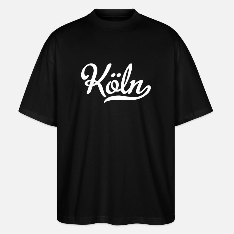 köln - Stanley/Stella Oversized Unisex Bio T-Shirt Blaster 2.0 - Schwarz