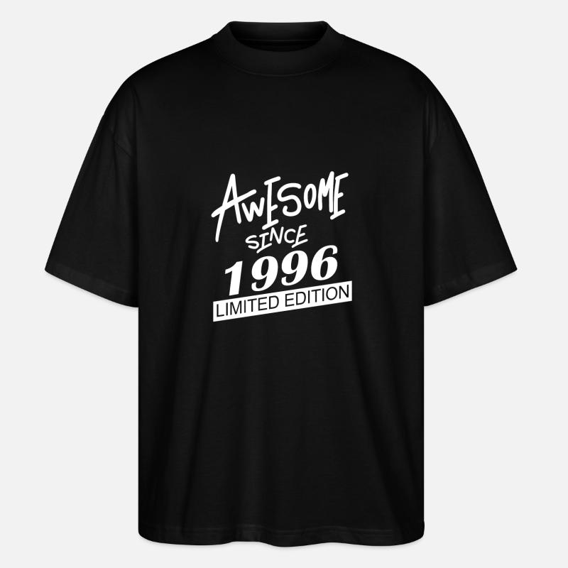 1996 - Né en 1996 - T-shirt bio Blaster 2.0 coupe oversize Stanley/Stella Unisexe - noir