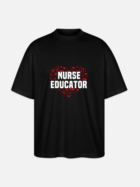 Infirmière instructrice - T-shirt bio Blaster 2.0 coupe oversize Stanley/Stella Unisexe - noir