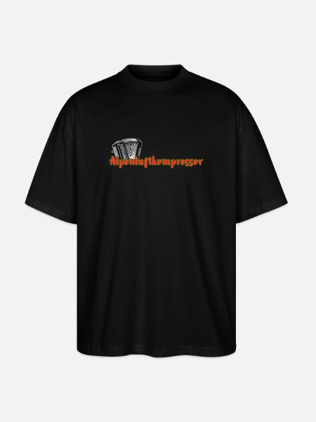 Alpenluftkompressor_2 - Stanley/Stella Oversized Unisex Organic T-shirt Blaster 2.0 - black