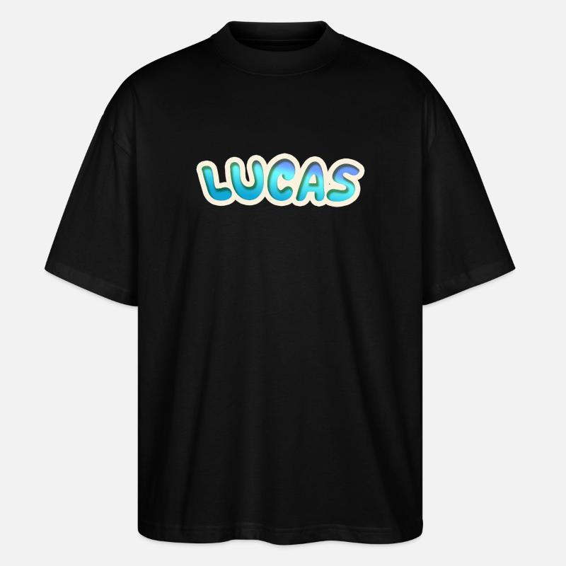 Lucas as a profession - Stanley/Stella Oversized Unisex Organic T-shirt Blaster 2.0 - black