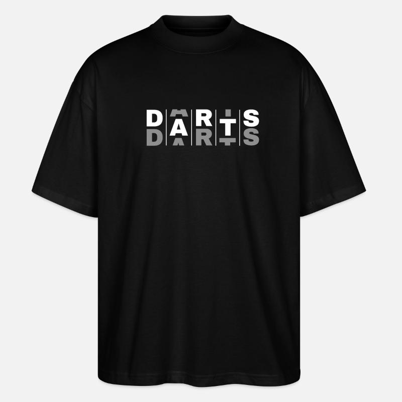 Dart,Darts - Stanley/Stella Oversized Unisex Bio T-Shirt Blaster 2.0 - Schwarz