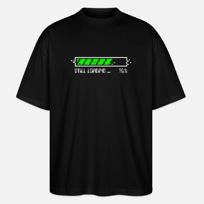Noch lädend – Patience Gamer - BLC - Stanley/Stella Oversized Unisex Bio T-Shirt Blaster 2.0 - Schwarz