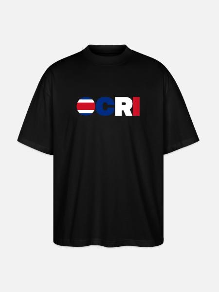 Costa Rica - T-shirt bio Blaster 2.0 coupe oversize Stanley/Stella Unisexe - noir