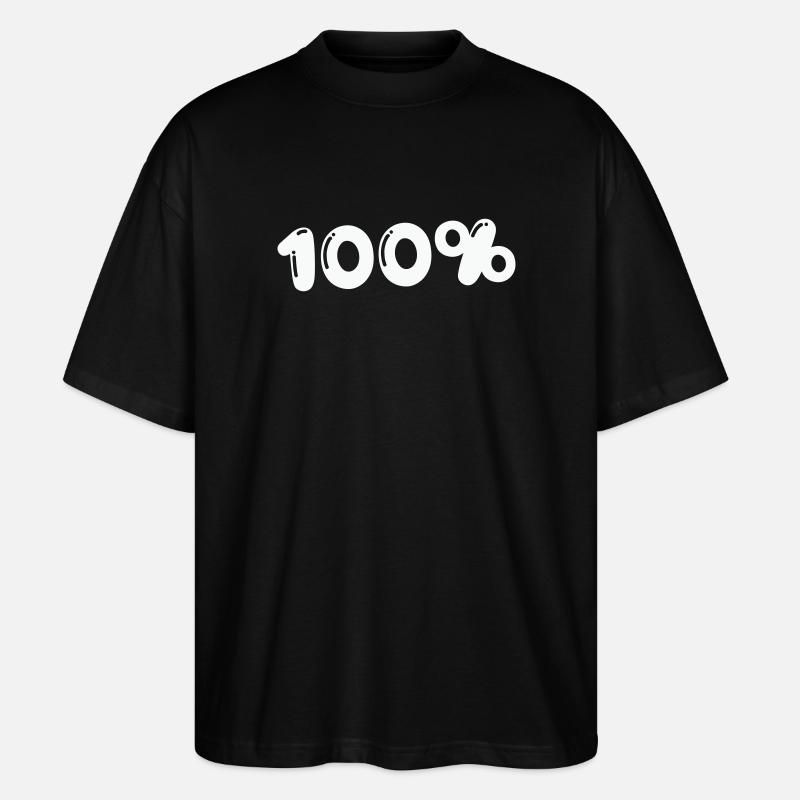 100% - Stanley/Stella Oversized Unisex Bio T-Shirt Blaster 2.0 - Schwarz