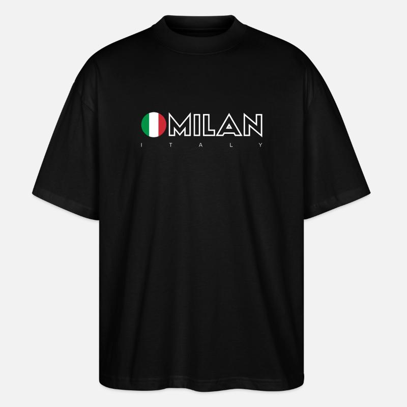 Mailand - Stanley/Stella Oversized Unisex Bio T-Shirt Blaster 2.0 - Schwarz