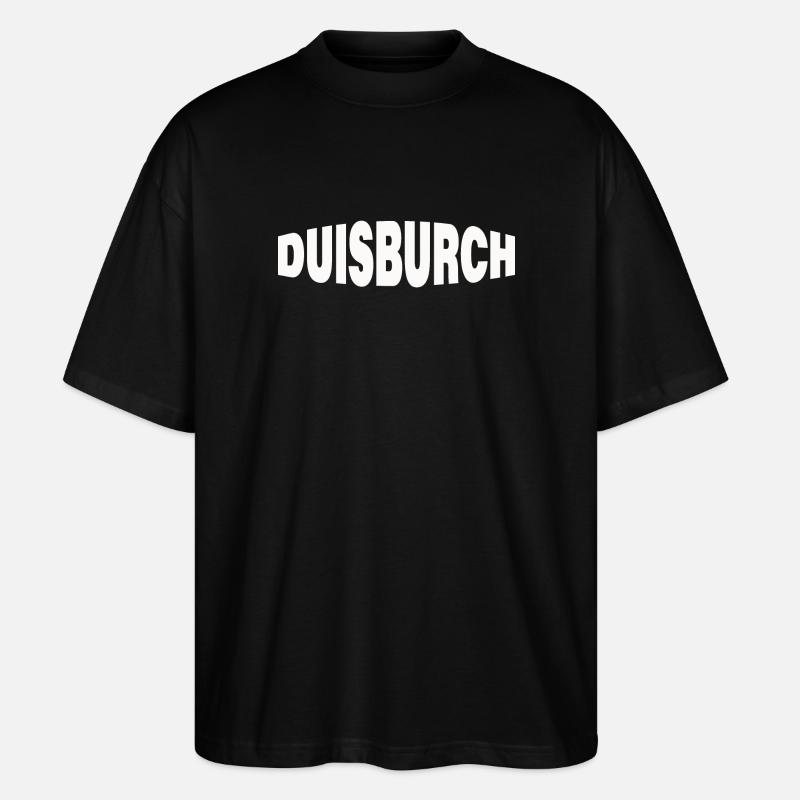 DUISBURCH - Stanley/Stella Oversized Unisex Bio T-Shirt Blaster 2.0 - Schwarz