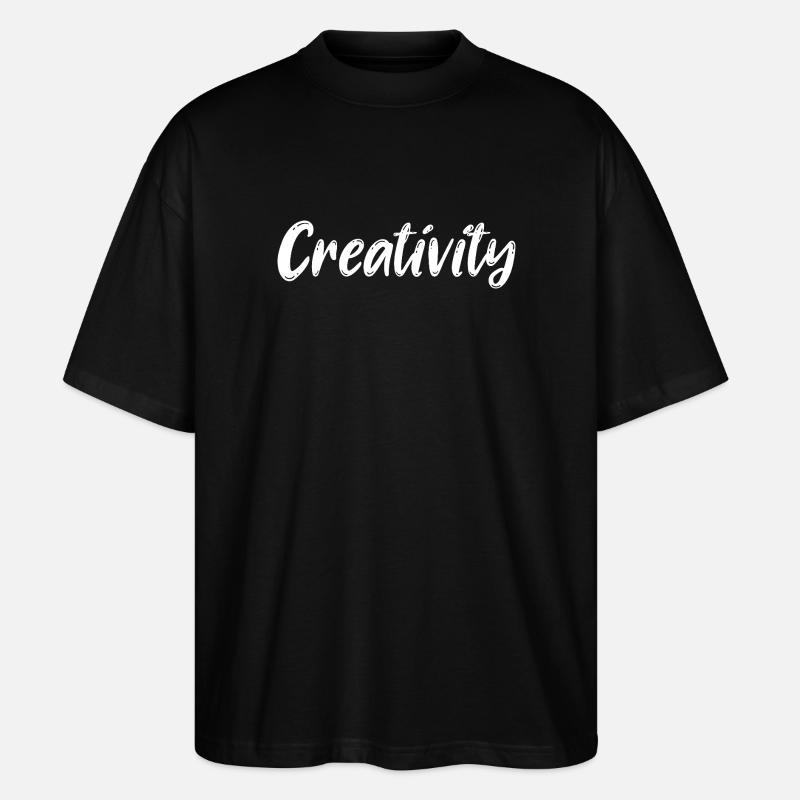 Créativité créative - T-shirt bio Blaster 2.0 coupe oversize Stanley/Stella Unisexe - noir